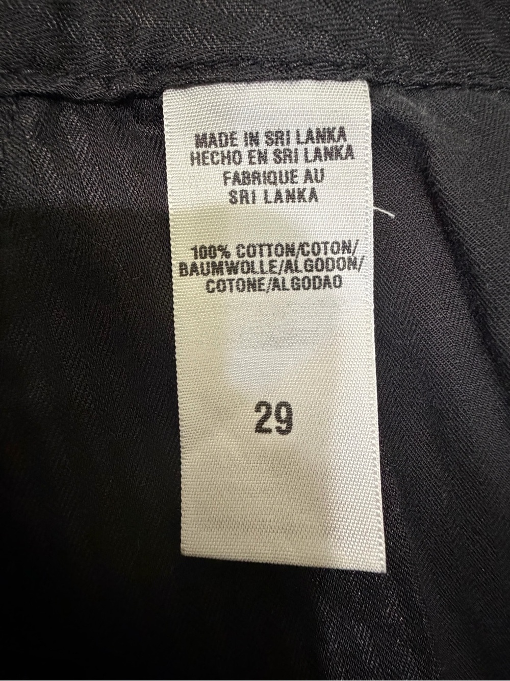 Lucky Brand by Gene Montesano Vintage Black Casual Cotton Shorts Size 8 Y2K - Picture 7 of 14